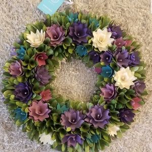 MARTHA STEWART FLORAL WREATH
